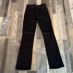 Universal Standard Marne Bbotcut Jeans 32 Solid Black